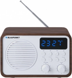 Przenośne radio FM PLL Bluetooth SD/USB/AUX/Zegar/Budzik z baterią