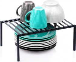 Kuchenna metalowa półka czarna 33 × 21 × 14 cm