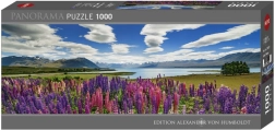 Panoramiczne puzzle 1000 elementów – jezioro Tekapo
