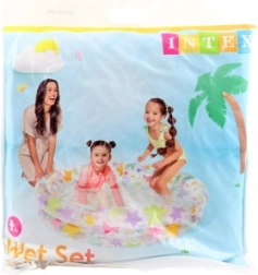 Dmuchany basenik dziecięcy Intex z letnim nadrukiem 122 × 25 cm