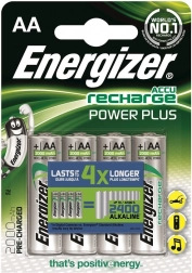 Akumulator ENERGIZER Power Plus AA L91 2000 mAh, 4 szt.