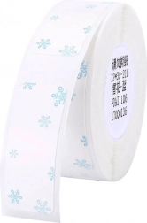 Termiczne etykiety Niimbot 12 × 30 mm, 210 szt. – Przezroczyste