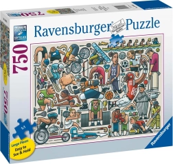 Ravensburger puzzle Atletyczna forma 750 elementów