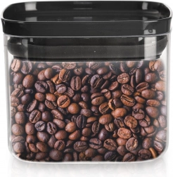 Kwadratowy pojemnik do przechowywania z pokrywką i silikonową uszczelką 700 ml