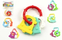 Kolorowe plastikowe gryzaki dla niemowląt