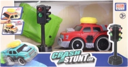 Samochód wyścigowy na baterie z sygnalizatorem świetlnym