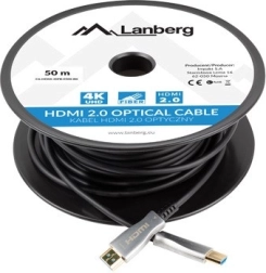 Optyczny kabel HDMI 50m Lanberg