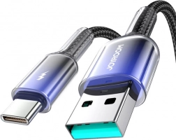 Joyroom kabel USB-A do USB-C 3 A 1,2 m czarny