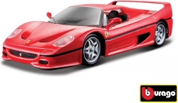 Metalowy model Bburago 1:24 Ferrari F50 czerwony