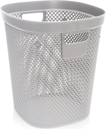 Biurkowy kosz na śmieci szary 12,5 l