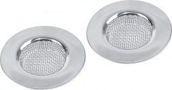 Stalowe sitko do zlewu 7,5 cm i 3,8 cm, 2 szt.