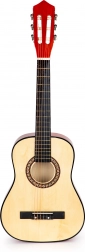 Duża drewniana gitara dziecięca 6 strun ECOTOYS – Klasyczna
