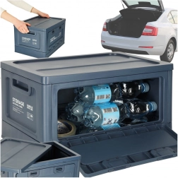 Campingowa skrzynka - składany box 25l niebieski