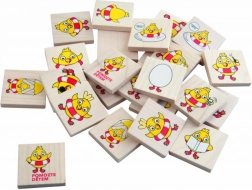 Drewniane memory Kurczak – trening pamięci i spostrzegawczości