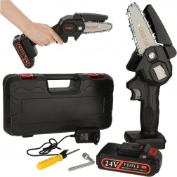 Akumulatorowa mini piła łańcuchowa w walizce