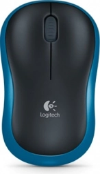 Bezprzewodowa mysz Logitech M185 niebieska