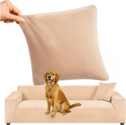 Elastyczny pokrowiec na sofę Beżowy RUHHY 190-230 cm