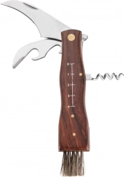 Nóż do grzybów ze stali nierdzewnej z drewnianą rękojeścią