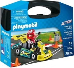 Playmobil przenośny zestaw – wyścigowy gokart z figurką