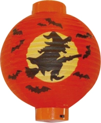 Lampion dekoracyjny czarownica Halloween 20 cm na baterie
