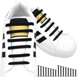 Silikonowe sznurowadła bez wiązania - zestaw 16 sztuk