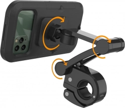 Wodoodporny uchwyt na smartfon na rower z obrotem 360° i silnym magnesem