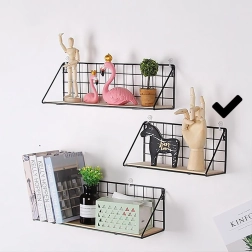 Półka ścienna 29,5 cm – czarna