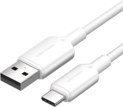 Kabel USB USB-A do USB‑C 3A 1 m biały Vention