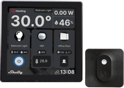 Zestaw inteligentnych paneli Shelly Wall Display czarny i BLU H&T czarny