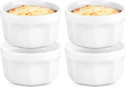 Porcelanowe miseczki do przystawek 6 cm, 40 ml – zestaw 4 szt.
