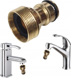 Mosiężny adapter do kranu G3/4 do węża ogrodowego
