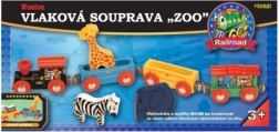 MAXIM zestaw kolejowy ze zwierzątkami z zoo