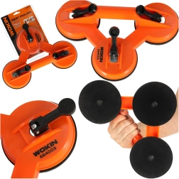 Potrójna przyssawka próżniowa do szkła i płytek 75 kg WOKIN