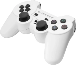 Gamepad Pro do PC i PlayStation 3 z wibracjami Esperanza Trooper (USB, biały/czarny)