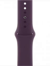 Sportowy pasek w kolorze dojrzałej śliwki do koperty 42 mm – rozmiar M/L