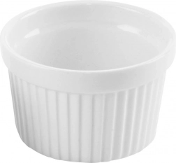Porcelanowa kokilka biała 9 cm, 200 ml