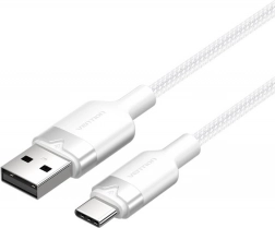 Kabel USB 2.0 USB‑A do USB‑C 3A 2 m biały Vention