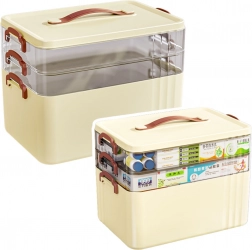 Organizer na leki – pojemna, wielopoziomowa domowa apteczka