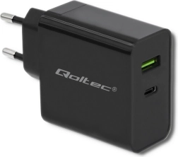 Ładowarka sieciowa 45 W z USB‑C Power Delivery i USB, czarna