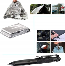 Zestaw survivalowy 12 w 1 w etui SOS