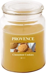 Świeca zapachowa w szkle Provence ciasteczka cynamonowe 95 godzin