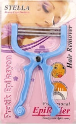 Ręczny epilator do twarzy - niebieski