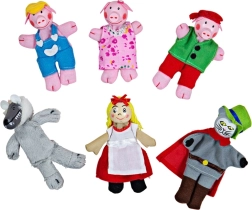 Pacynki na palce – bajkowe postacie Bigjigs Toys