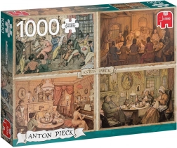 Puzzle Spotkanie w salonie 1000 Części