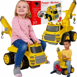 BIG Power Worker jeździk maxi żuraw z wyciągarką