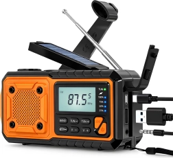 Awaryjne radio solarne Renew Force z powerbankiem i dynamem