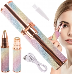 Damski depilator do brwi i trymer do twarzy