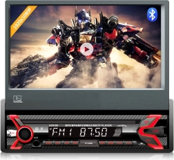 Radio samochodowe Audiocore AC9100 z wysuwanym 7" ekranem dotykowym, Bluetooth i USB