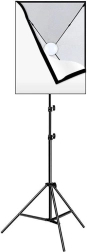 Zestaw studyjny Puluz Softbox 50x70 cm ze statywem i żarówką LED