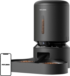 Petlibro dozownik karmy Granary z kamerą i podwójną miską, 5 l (czarny)